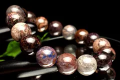 【１点物】癒やしの石◇ブラウン スギライト(杉石)　12mm　ブレスレット パワーストーン 天然石 _MA6399