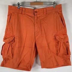 古着 90's/90年代 ポロバイラルフローレン Polo by Ralph Lauren ショートパンツ カーゴショーツ 大きいサイズ w38  オレンジ メンズ