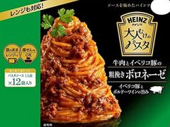 パスタソース HEINZ ハインツ 大人むけのパスタ12袋入り 牛肉とイベリコ豚の粗挽きボロネーゼ