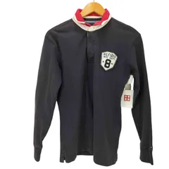 トミーヒルフィガー TOMMY HILFIGER ワッペン付きラガーロングシャツ メンズ JPN：S 
