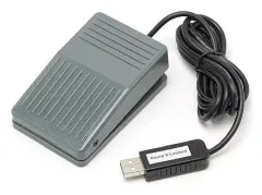 【中古】WindowsXP メカニカルスイッチ搭載 USBフットペダル(グレー)[RI-FP1MG]