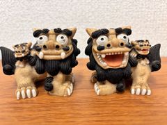 沖縄シーサー　親子ペアセット　置物