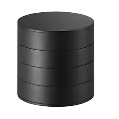 【新品・4営業日で発送】山崎実業 アクセサリートレー4段 ブラック 4069