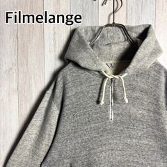 日本製 FILMELANGE フィルメランジェ スウェットパーカー ハーフジップ グレー 2 riri ZIP