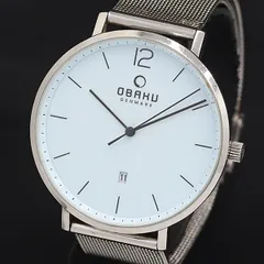 【超美品】OBAKU DENMARK クロノグラフ時計　専用ケース付属　稼働中 楽天市場】 OBAKU : コンフォートガーデンズ