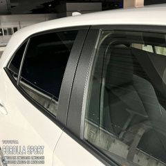 【松印】車種専用 ドアピラーステッカー トヨタ カローラスポーツ ZWE211H ZWE213H ZWE219H NRE210H NRE214H MZEA12H ハイブリッド