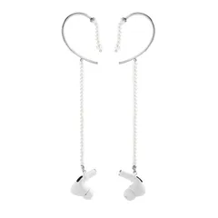 NILSTOREY Airpodsイヤーホルダークリップ用イヤリング 1ペア クリップオン 紛失防止イヤリングストラップ Airpods Pro用 (耳穴不要) ワイヤレスイヤーフック イヤホン イヤホンホルダーコネクター Airpods 2&1