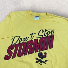 US古着 JERZEES ジャージーズ Don't Stop STORMIN Fox's Pizza Den Tシャツ XL イエロー