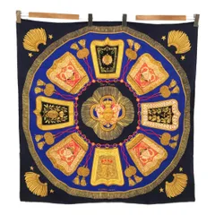 正規美品エルメススカーフカレ90 大判 Poste et Cavalerie HERMES】【Poste et Cavalerie】【フランス製】エルメス『カレ90