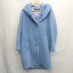 ■ ⊇ JOURNAL STANDARD ダブルボタン 長袖 コート サイズS ライトブルー系 レディース E  【1502180037849】