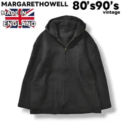 【極美品】マーガレットハウエル ピーコート カシミヤ ウール ブラック系 S 2025年最新】MARGARET HOWELL ピーコート・ウールコートの人気