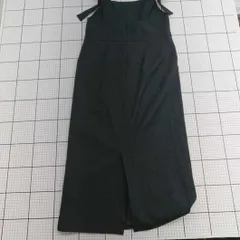 ◇ ⊇ A part by シンプル ノースリーブ 膝丈 ワンピース サイズF ブラック系 レディース E  【1509190034769】