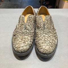 GIORGIO ARMANI レザー パンチング チャッカ ブーツ イタリア製 - メルカリ