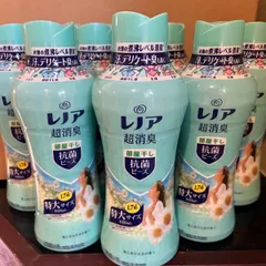 レノア超消臭 抗菌ビーズ 花とおひさまの香り 1.7倍 　×7セット