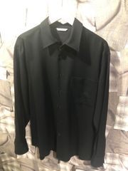 AURALEE オーラリー SUPER LIGHT WOOL SHIRTS 長袖シャツ A20AS01OS サイズ3 ブラック　FK