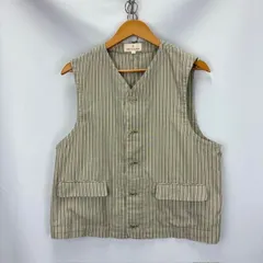 TRUSSARDI ストライプベスト ジレ サイズⅬ U917 07070502 01
