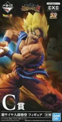 【中古】フィギュア 超サイヤ人孫悟空 「一番くじ ドラゴンボール 超戦士バトル列伝Z」 C賞 SCultures the TAG team フィギュア