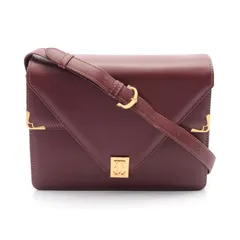 カルティエ CARTIER ショルダーバッグ マストライン ボルドー レザー マスト ショルダーバッグ レディース Used A