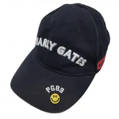 和*也様 ⭐パーリーゲイツ ♥️PEARLY GATES ニコちゃんキャップ パーリーゲイツ キャップ ライトピンク×白 立体ロゴ ニコちゃん