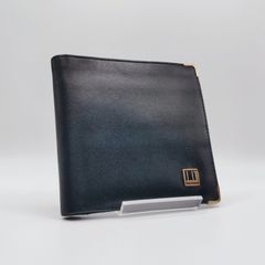 dunhill ダンヒル 折り財布  ブラック ゴールド 金具