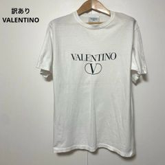 良品✨ヴァレンティノ ビッグロゴ 半袖 Tシャツ コットン 白 ユニ 