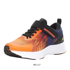 子供靴 スニーカー キッズ ジュニア 子供 男の子用 幅広 3E 運動会 マジック ベルクロ ムーンスター スーパースター tmssj1169 オレンジ 20.0cm