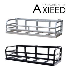 軽トラック アルミ製 荷台 バックボックス 全2色 ブラック/シルバー バスケット リアカーゴボックス ハイゼット ピクシス キャリイ サンバー クリッパー ミニキャブ DIY パーツ