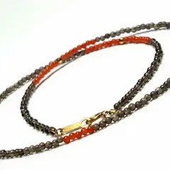 ネックレス/ブレスレットイタリア産珊瑚5~6mm 重さ約13.3g ネックレス/ブレスレットイタリア産珊瑚5~6mm 重さ約13.3g