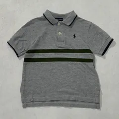 【90cm】Ralph Lauren S/S Polo Shirt ラルフローレン　ポロシャツ　半袖　ライン