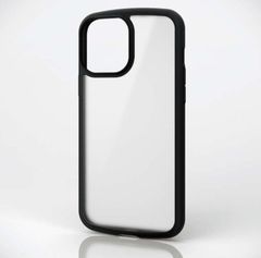 エレコム iPhone13 Pro Max ケース カバー 衝撃吸収 指紋防止 ブラック PM-A21DTSLFCSBK