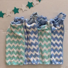 タオルエプロン　おりこうタオル　4枚セット