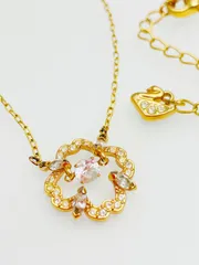 SWAROVSKI スワロフスキー ダンシングクリスタル フラワー ネックレス