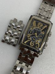 希少 Dolce Medio クロノグラフ 腕時計 スクエア メンズ 稼働品 - メルカリ