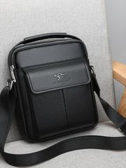 Men's Shoulder Bag, Crossbody Bag, Multi-Function Shoulder Bag, School Bag, Messenger Bag, Cylinder Bag, Old Money Bag, Christmas Gift, Winter Casual Bag