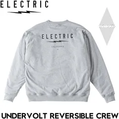 リバーシブル スウェットトレーナー ELECTRIC エレクトリック UNDERVOLT REVERSIBLE CREW E24FU19 GRY 日本代理店正規品のサムネイル