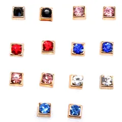 樹脂ピアス セット ピアス ジュエリー アクセサリー シンプル 6mm