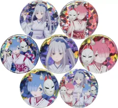 【中古】バッジ・ピンズ 全7種セット 「Re：ゼロから始める異世界生活 トレーディングきらきら缶バッジ 妖怪コス ver.」