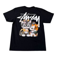2023SS Stussy Kittens Tee Black L 未使用