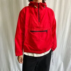 80年代～90年代 USA製 L.L.Bean エルエルビーン ナイロン アノラックパーカー メンズM相当 レディース 【SS2506】