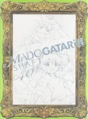魔法少女まどか☆マギカフィギュア色紙額縁ボードのセット売りmadogatari展 魔法少女まどか☆マギカフィギュア色紙額縁ボードのセット売り