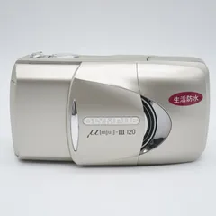 【新品同様】OLYMPUS μ[mju:]-III 120＋フィルム4本＋電池 μ（ミュー）-III 120：シリーズ：カメラ製品：オリンパス