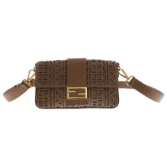 FENDI (フェンディ) Logo Bucket Shoulder Bag ロゴバケット レザー  