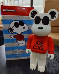 新品　ベアブリック　BE@RBRICK JOE COOL 400% スヌーピー Medicom BE＠RBRICK Peanuts Joe Cool Snoopy 100% 400