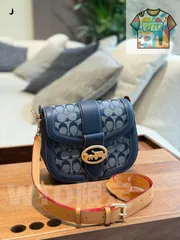 【今日WTO】COACH 香布雷 Saddle Bag コーチ シャンブレー サドルバッグ-WTO輸入2-UNM60