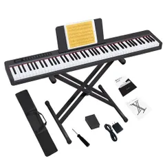 新品⭐️KIMFBAY 電子ピアノ 88鍵盤 ハンマーアクション鍵盤木製 ピアノ Amazon | KIMFBAY 電子ピアノ 88鍵盤 ハンマーアクション鍵盤