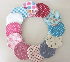 再販*柄おまかせ*布製母乳パッド4組セット(8枚）*ハンドメイド