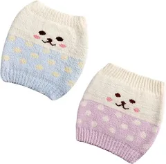 Tik Trunk TikTrunk 腹巻き ボディウォーマー 2枚セット 大人用 防寒 冷え対策 保温 伸縮性 ふわふわ かわいいデザイン(ブルー/パープル)