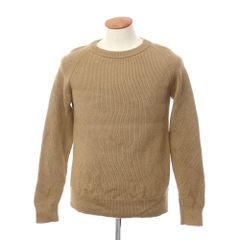 【中古】バンソンエミレイユ Vincent et Mireille ウール クルーネック プルオーバーニット ブラウン【サイズ42】【メンズ】