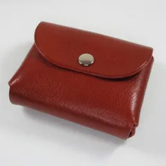 ☆ RED ☆ R.C.L シームレス ミニウォレット ミニウォレット 本革 ミニ財布 ミニサイフ 財布 コンパクト カードケース カード入れ 小銭入れ コインケース 牛革財布 メンズ レディース 革 レザー 手のひら サイズ おしゃれ シンプル シームレス