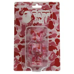 MEDICOM TOY (メディコムトイ) BE@RBRICK BAPE PLAY ベアブリック べイププレイ 100% フィギュア 人形 レッド